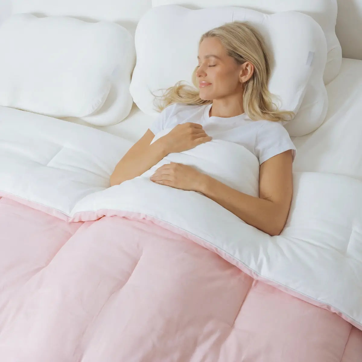 Mellow Sleep | MarshMellow Comforter – Double‑Stuffed Ultra‑Soft A‑Class Fabric, Heat‑Adaptive Vegan Fill, OEKO‑TEX Certified, Machine Washable