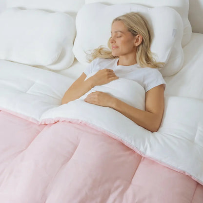 Mellow Sleep | MarshMellow Comforter – Double‑Stuffed Ultra‑Soft A‑Class Fabric, Heat‑Adaptive Vegan Fill, OEKO‑TEX Certified, Machine Washable