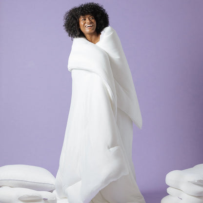Mellow Sleep | MarshMellow Comforter – Double‑Stuffed Ultra‑Soft A‑Class Fabric, Heat‑Adaptive Vegan Fill, OEKO‑TEX Certified, Machine Washable