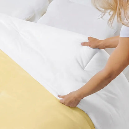 Mellow Sleep | MarshMellow Comforter – Double‑Stuffed Ultra‑Soft A‑Class Fabric, Heat‑Adaptive Vegan Fill, OEKO‑TEX Certified, Machine Washable